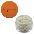 Twist Top Container w/ Orange Cap Filled w/ Signature Peppermints